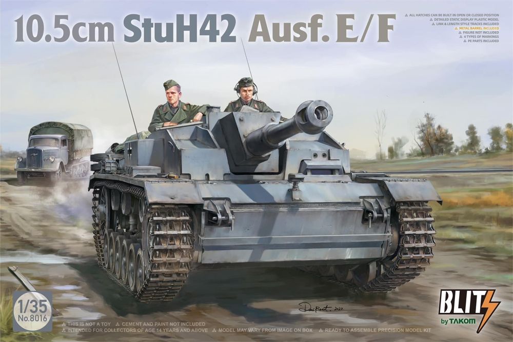 Bachmann Europe plc German 10.5cm StuH 42 Ausf E F ca.1942 43
